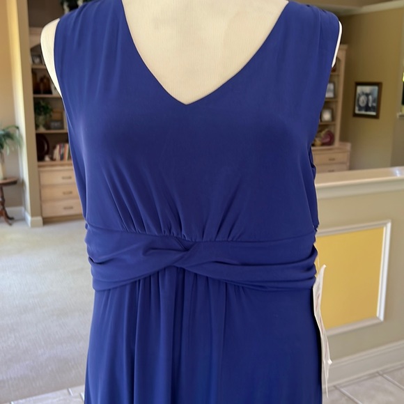 Women With Control Purple/Royal Blue Maxi Dress Size Small S NWT - Picture 2 of 11
